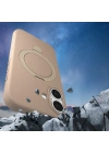 Apple iPhone 16 Plus Kılıf M-safe Şarj Özellikli Standlı Zore Samara Kapak
