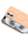 Apple iPhone 16 Plus Kılıf M-safe Şarj Özellikli Zore Ruby Sert Kapak