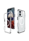 Apple iPhone 16 Plus Kılıf M-safe Şarj Özellikli Airbagli Şeffaf Zore İncek Kapak