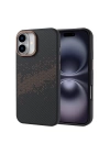 Apple iPhone 16 Plus Kılıf M-safe Şarj Özellikli Karbon Fiber Tasarımlı Zore Vave Kapak