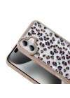 Apple iPhone 16 Plus Kılıf Taşlı ve Simli Tasarım Zore Azra Kapak