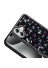 Apple iPhone 16 Plus Kılıf Taşlı ve Simli Tasarım Zore Azra Kapak