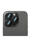 Apple iPhone 16 Pro CaseWorld Alloy Serisi Oleofobik Anti Reflective Kamera Lens Koruyucu