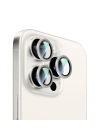 Apple iPhone 16 Pro CaseWorld Alloy Serisi Oleofobik Anti Reflective Kamera Lens Koruyucu