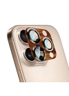Apple iPhone 16 Pro CaseWorld Crystal Color Serisi Full Kamera Lens Koruyucu