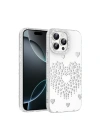 Apple iPhone 16 Pro Kılıf Damla Taşlı Zore Rivas Sert PC Kapak