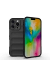 Apple iPhone 16 Pro Kılıf Esnek TPU Oyuklu Arka Yüzey Tasarımlı Zore Etnik Silikon Kapak