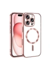Apple iPhone 16 Pro Kılıf Kamera Korumalı M-safe Wireless Şarj Özellikli Zore Demre Kapak