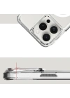 Apple iPhone 16 Pro Kılıf M-safe Şarj Özellikli Airbagli Şeffaf Zore İncek Kapak