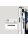 Apple iPhone 16 Pro Kılıf M-safe Şarj Özellikli Airbagli Şeffaf Zore İncek Kapak