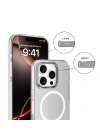 Apple iPhone 16 Pro Kılıf M-safe Şarj Özellikli Kamera Korumalı Zore Kripto Kapak