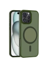 Apple iPhone 16 Pro Kılıf M-safe Şarj Özellikli Mat Arka Yüzey Zore Sio Kapak
