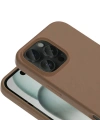 Apple iPhone 16 Pro Kılıf M-safe Şarj Özellikli Sıvı Teknolojili Silinebilir Sert Zore Kivi Kapak