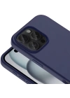 Apple iPhone 16 Pro Kılıf M-safe Şarj Özellikli Sıvı Teknolojili Silinebilir Sert Zore Kivi Kapak