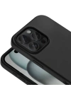 Apple iPhone 16 Pro Kılıf M-safe Şarj Özellikli Sıvı Teknolojili Silinebilir Sert Zore Kivi Kapak