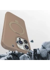 Apple iPhone 16 Pro Kılıf M-safe Şarj Özellikli Standlı Zore Samara Kapak