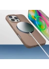 Apple iPhone 16 Pro Kılıf M-safe Şarj Özellikli Standlı Zore Samara Kapak