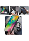 Apple iPhone 16 Pro Kılıf M-safe Şarj Özellikli Standlı Zore Samara Kapak