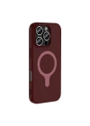 Apple iPhone 16 Pro Kılıf M-Safe Şarj Özellikli Zore Aris Silikon Kapak