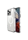 Apple iPhone 16 Pro Kılıf M-safe Şarj Özellikli Airbagli Şeffaf Zore İncek Kapak