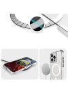Apple iPhone 16 Pro Kılıf M-safe Şarj Özellikli Airbagli Şeffaf Zore İncek Kapak