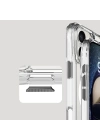 Apple iPhone 16 Pro Kılıf M-safe Şarj Özellikli Airbagli Şeffaf Zore İncek Kapak