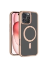 Apple iPhone 16 Pro Kılıf M-safe Şarj Özellikli Mat Arka Yüzey Zore Sio Kapak