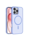Apple iPhone 16 Pro Kılıf M-safe Şarj Özellikli Mat Arka Yüzey Zore Sio Kapak