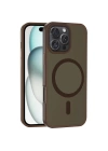 Apple iPhone 16 Pro Kılıf M-safe Şarj Özellikli Mat Arka Yüzey Zore Sio Kapak