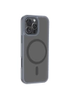 Apple iPhone 16 Pro Kılıf M-safe Şarj Özellikli Mat Arka Yüzey Zore Sio Kapak