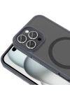 Apple iPhone 16 Pro Kılıf M-safe Şarj Özellikli Mat Arka Yüzey Zore Sio Kapak