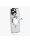 Apple iPhone 16 Pro Kılıf Magsafe Şarj Özellikli Parmak Ring Standlı Youngkit Pivot Serisi Kapak