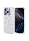 Apple iPhone 16 Pro Kılıf Taşlı Tasarım Zore Kapi Kapak