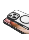 Apple iPhone 16 Pro Kılıf Wireless Şarj Özellikli Zore Krom M-safe Silikon Kapak