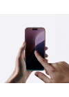Apple iPhone 16 Pro Max Amazingthing Radix Privacy Parmak İzi Bırakmayan Temperli Cam Ekran Koruyucu