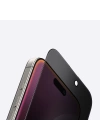 Apple iPhone 16 Pro Max Amazingthing Radix Privacy Parmak İzi Bırakmayan Temperli Cam Ekran Koruyucu