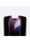 Apple iPhone 16 Pro Max Amazingthing Titan Privacy Parmak İzi Bırakmayan Temperli Cam Ekran Koruyucu