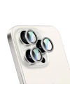 Apple iPhone 16 Pro Max CaseWorld Alloy Serisi Oleofobik Anti Reflective Kamera Lens Koruyucu