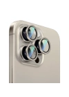 Apple iPhone 16 Pro Max CaseWorld Alloy Serisi Oleofobik Anti Reflective Kamera Lens Koruyucu