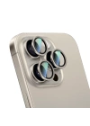 Apple iPhone 16 Pro Max CaseWorld Alloy Two-Color Serisi Lens Koruyucu