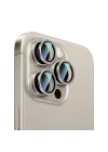 Apple iPhone 16 Pro Max CaseWorld Alloy Two-Color Serisi Lens Koruyucu
