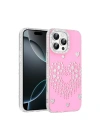 Apple iPhone 16 Pro Max Kılıf Damla Taşlı Zore Rivas Sert PC Kapak