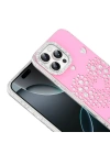 Apple iPhone 16 Pro Max Kılıf Damla Taşlı Zore Rivas Sert PC Kapak