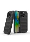 Apple iPhone 16 Pro Max Kılıf Esnek TPU Oyuklu Arka Yüzey Tasarımlı Zore Etnik Silikon Kapak