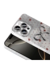 Apple iPhone 16 Pro Max Kılıf Kamera Korumalı Figürlü Zore Ponti Silikon Kapak