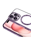 Apple iPhone 16 Pro Max Kılıf Kamera Korumalı M-safe Wireless Şarj Özellikli Zore Demre Kapak