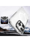 Apple iPhone 16 Pro Max Kılıf M-safe Şarj Özellikli Çıkarılabilir Arka Yüzeyli Zore Polar Kapak