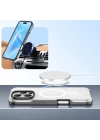 Apple iPhone 16 Pro Max Kılıf M-safe Şarj Özellikli Çıkarılabilir Arka Yüzeyli Zore Polar Kapak