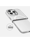 Apple iPhone 16 Pro Max Kılıf M-safe Şarj Özellikli Kamera Korumalı Zore Kripto Kapak