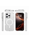 Apple iPhone 16 Pro Max Kılıf M-safe Şarj Özellikli Kamera Korumalı Zore Kripto Kapak